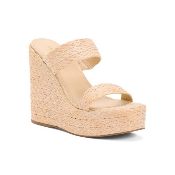 Larroudé Pamela Wedge Sandals Womens Size 11 US New In Box - Picture 11 of 12